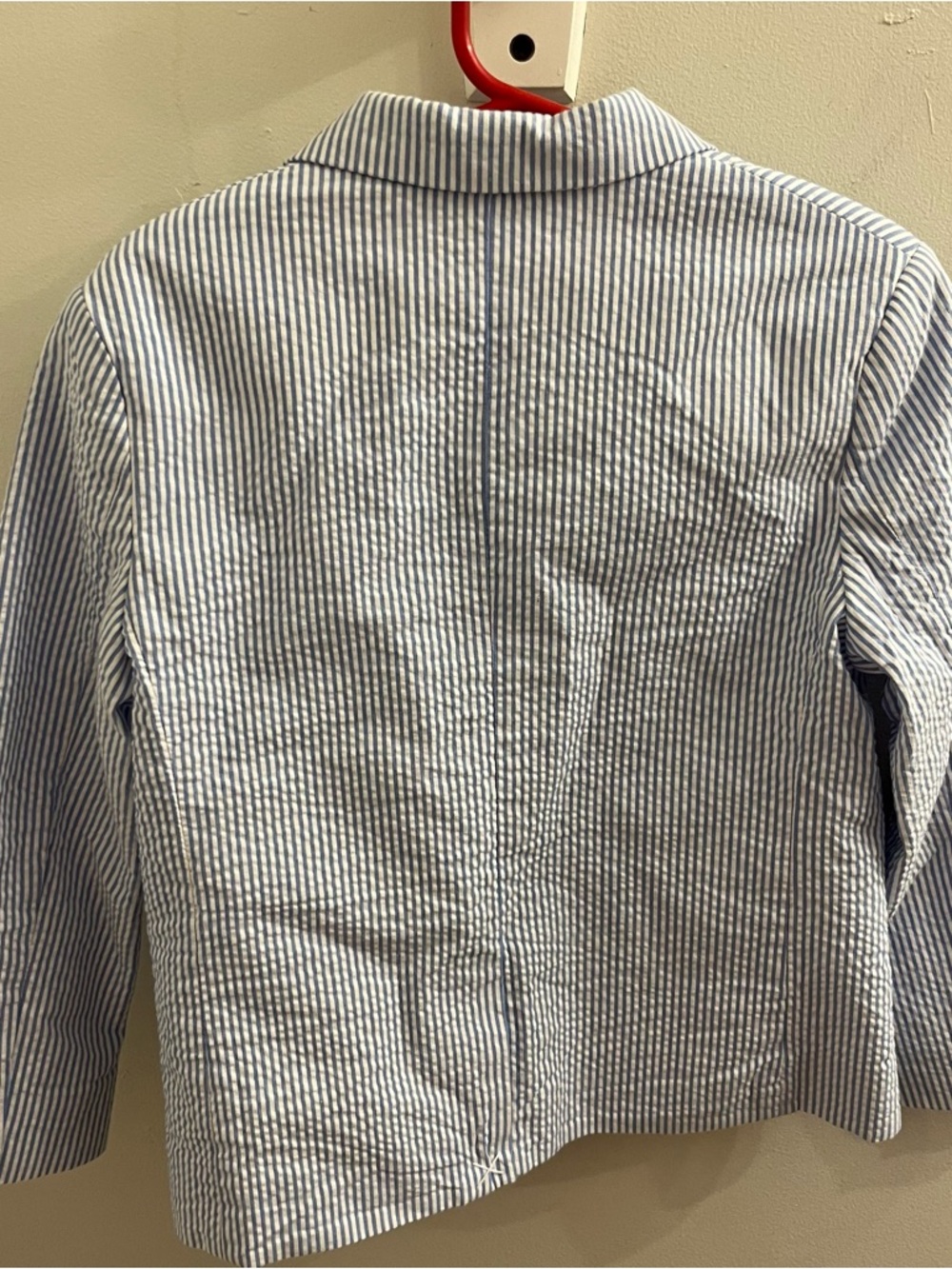 Janie and Jack Seersucker Blazer Size 5 - Picture 4 of 5